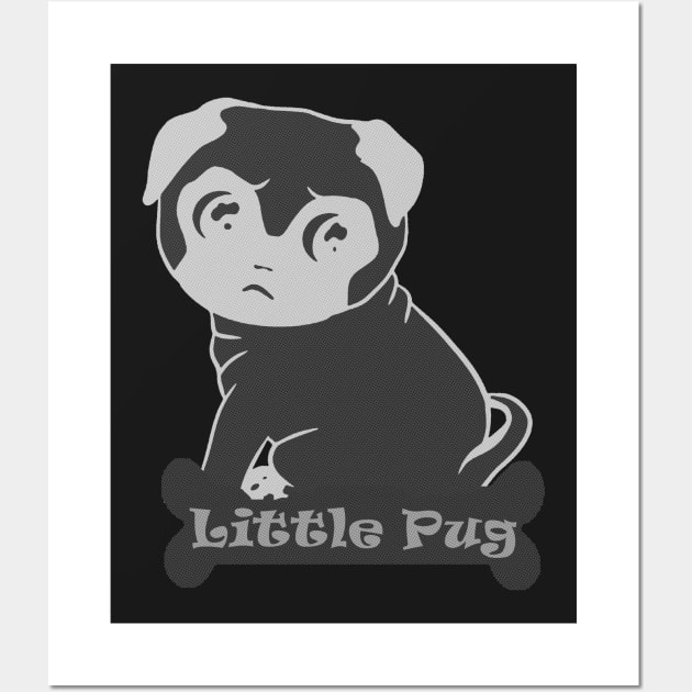 LITTLE-PUG Wall Art by partjay